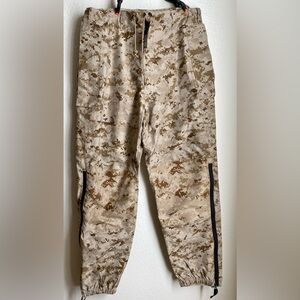 USMC Military Pants Small Regular Gore-Tex Trousers Desert Marpat Camouflage